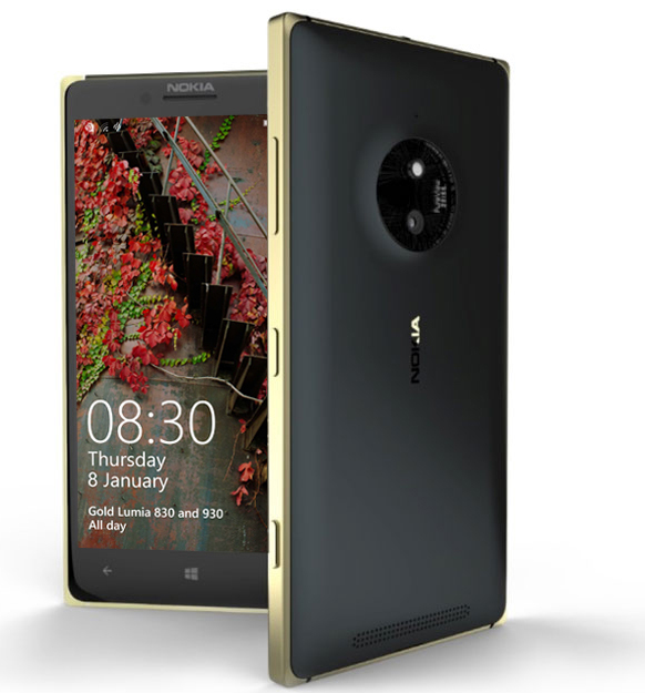 Lumia 830 và Lumia 930 cũng sẽ có phiên bản "Gold"